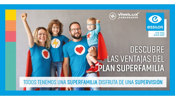 Descuentos en gafas para tu familia. Plan Superfamilia
